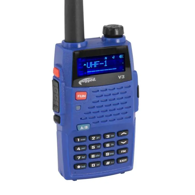Rugged Radios Analog Only - Rugged V3 - Business Band Two Way Handheld Radio 1