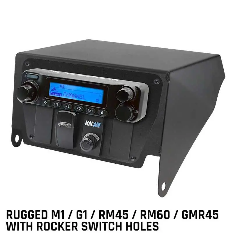 Rugged Radios Can-Am X3 Multi-Mount Kit - Top Mount - Rugged M1/G1/Rm45/Rm60/Gmr45 W/Switch Holes 1