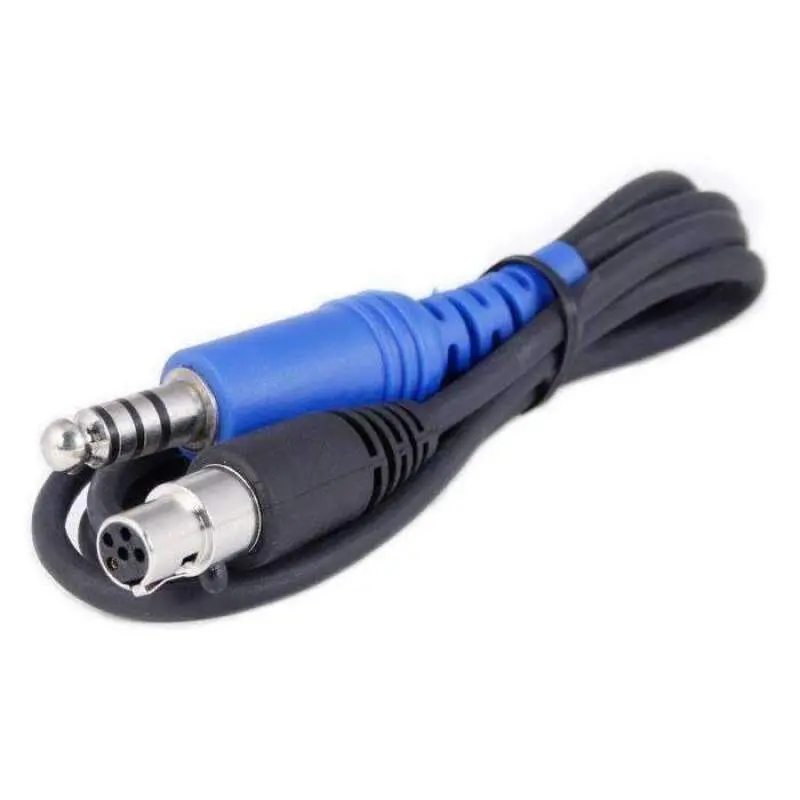 Rugged Radios Offroad Headsets Straight Cord Adapter Cable To Intercom 1