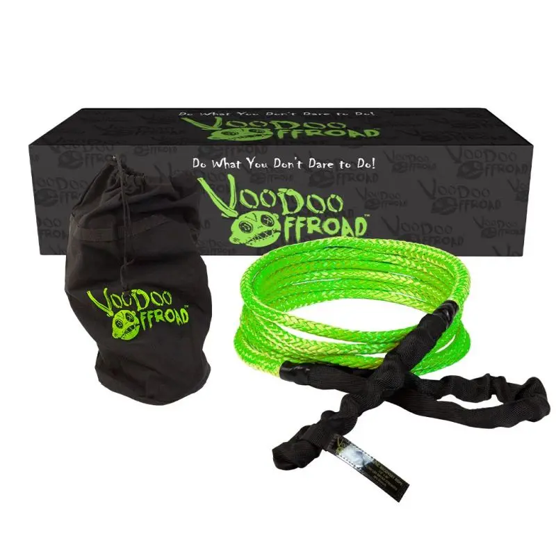 Voodoo Offroad 2.0 Santeria Series 1/2In X 20 Ft Kinetic Recovery Rope For Utv - Green 1