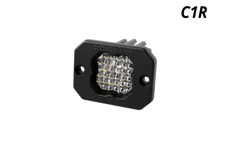 Diode Dynamics Stage Series C1r - White Flood Flush Mount Led Pod (One) 1