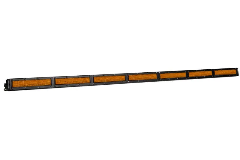 Diode Dynamics 42 In Led Light Bar Single Row Straight - Amber Flood Each Stage Series 1
