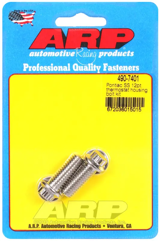 Arp Pontiac Ss 12Pt Thermostat Housing Bolt Kit 1