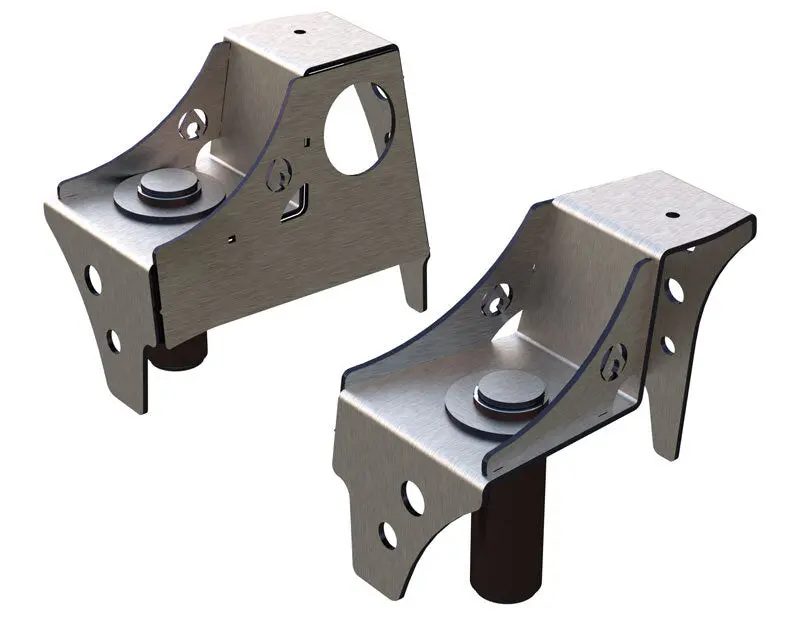 Artec Industries 97-06 Jeep Wrangler Tj Front Frame Coil Buckets For Oem Bumpstops 1