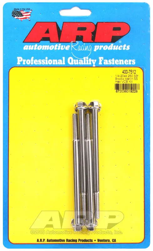 Arp Merlin Block, Brodix Head Sb  Hex Valve Cover Bolt Kit 1
