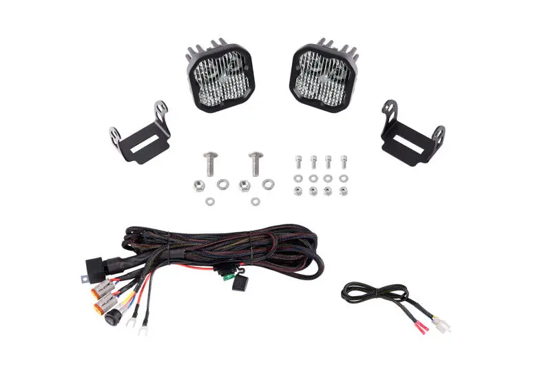 Diode Dynamics 2021 Ford Bronco Sport Ss3 Led Ditch Light Kit - White Combo 1