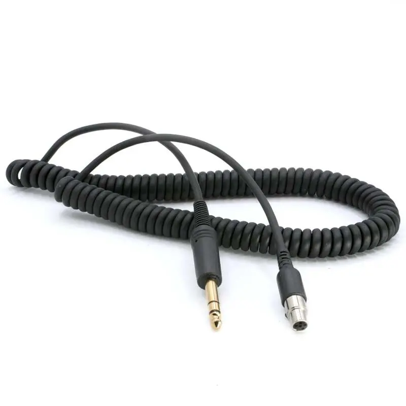 Rugged Radios Firetruck Intercom Headset Coil Cord For 1/4 Style Jacks & Fhs Headset 1