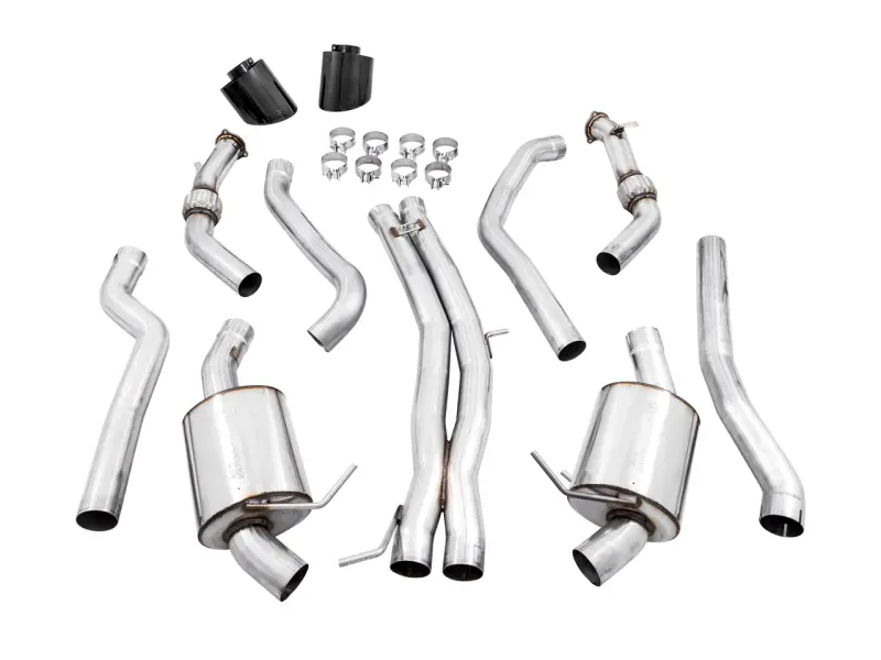 Awe Tuning Touring Edition Exhaust System For Audi B9 Rs5 With Diamond Black Tips 1