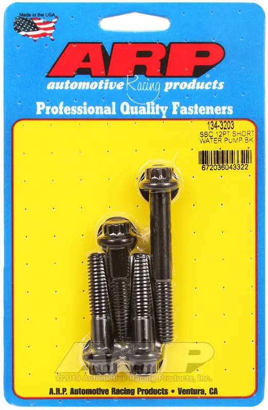 Arp Sb Chevy 12Pt Short Water Pump Bolt Kit 1