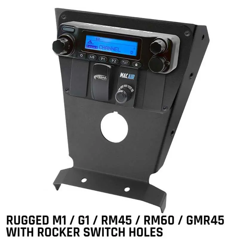 Rugged Radios Can-Am X3 Multi Mount Kit - Rugged Utv M1/G1/Rm45/Rm60/Gmr45 W/Switch Holes 1