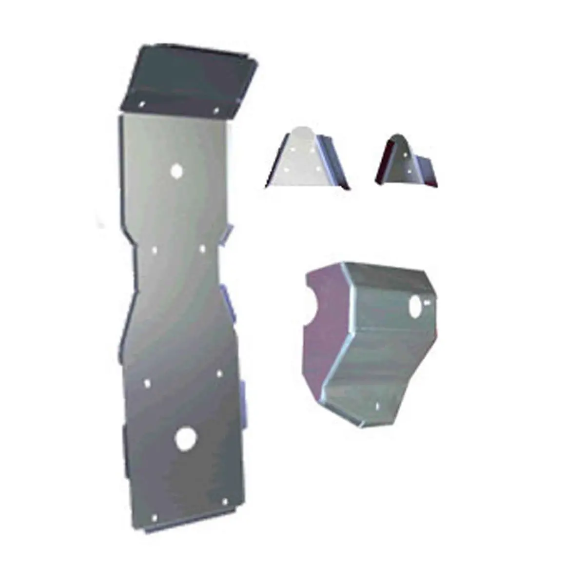 Complete Skid Plate Set  |  Yamaha Grizzly 600 1