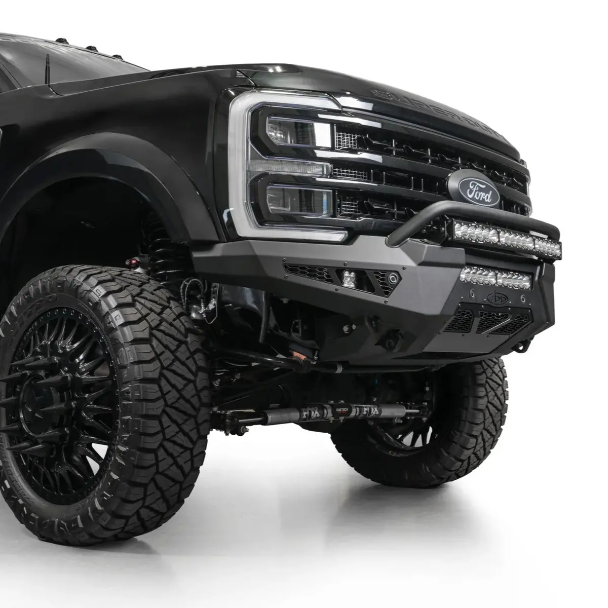 Addictive Desert Designs 2023+ Ford Super Duty Honeybadger Front Bumper W/ Top Hoop 1