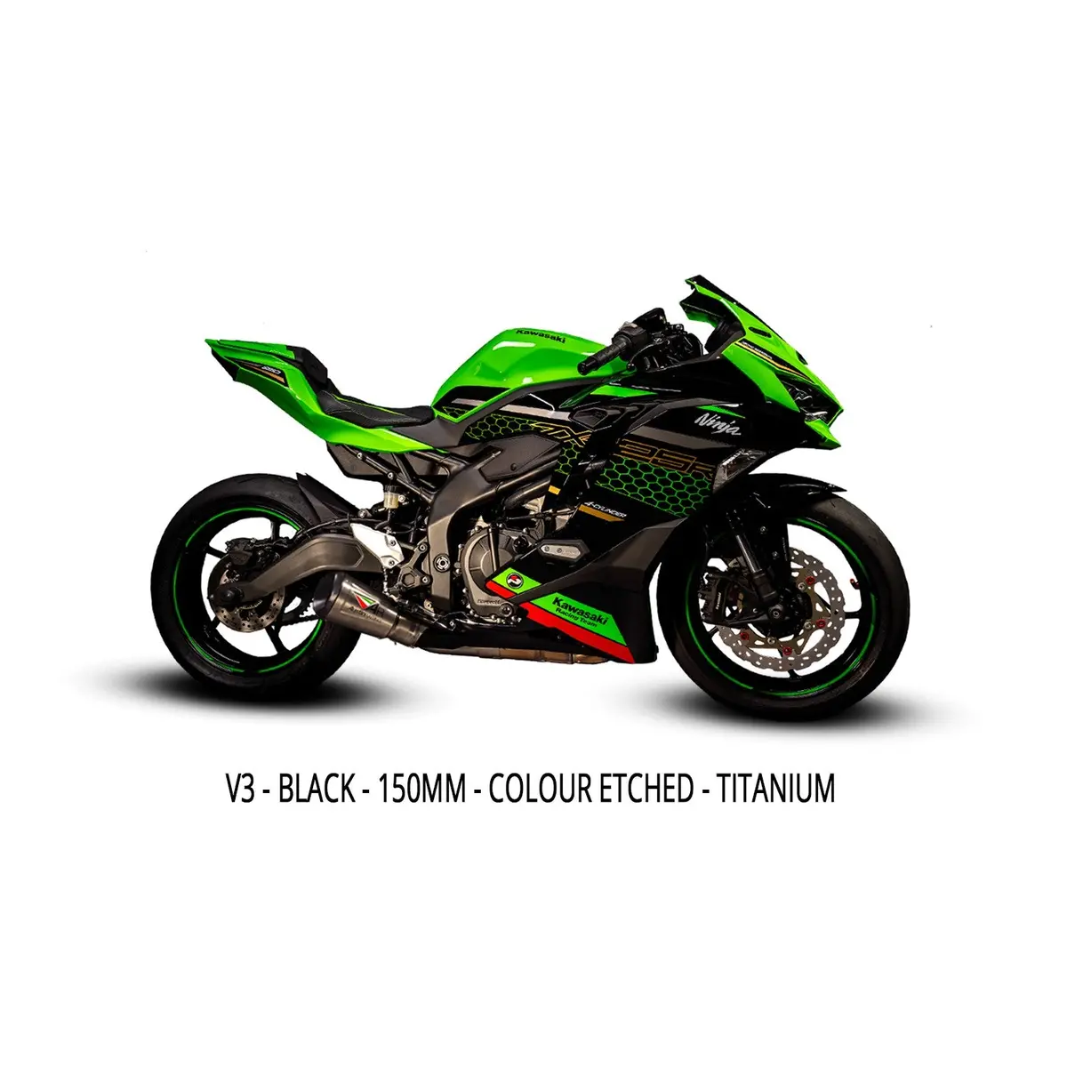 Austin Racing V3 Decat Race Exhaust System – Kawasaki Ninja Zx-25R (2020–2022) 1