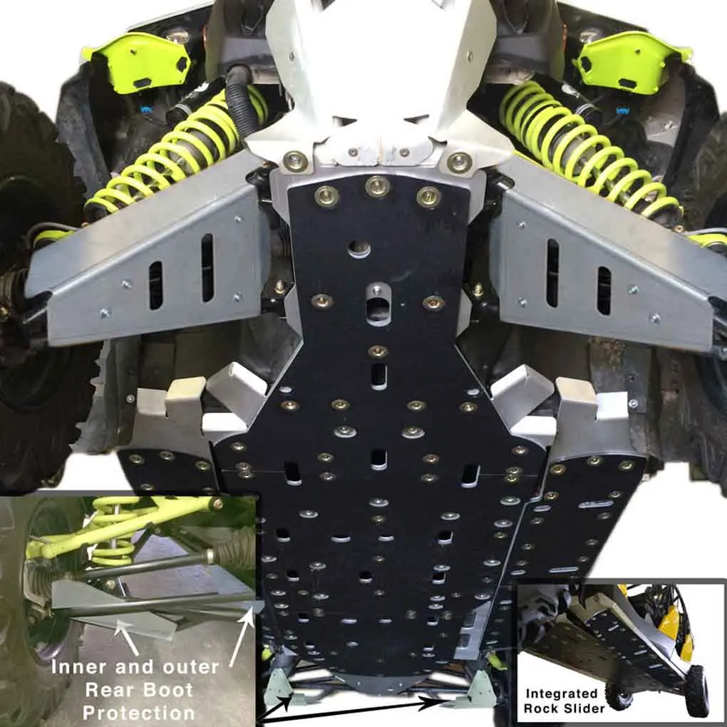 Complete Skid Plate Set  |  Can-Am Maverick Max X-Rs Turbo 1
