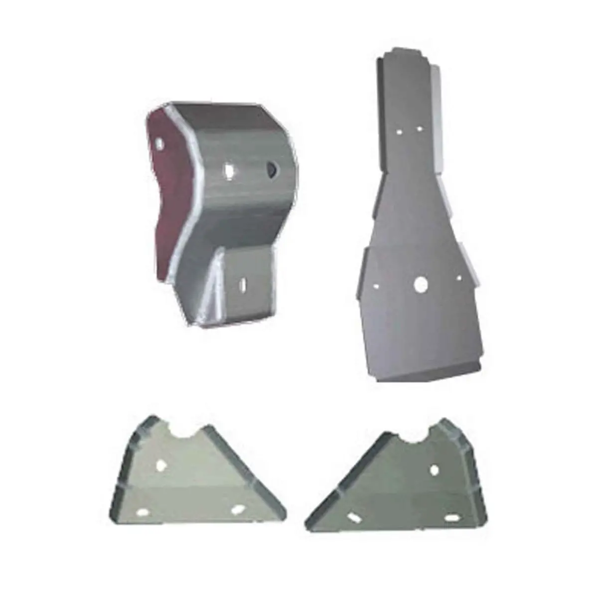 Complete Skid Plate Set  |  Suzuki Ozark 250 1