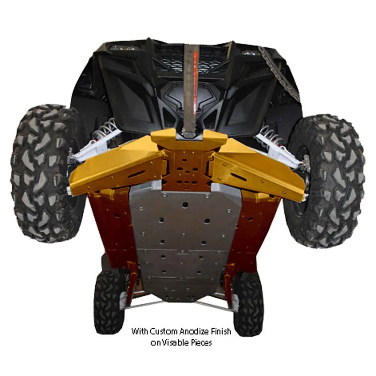 Complete Skid Plate Set | 2012-2014 | Polaris Rzr-4 900 2