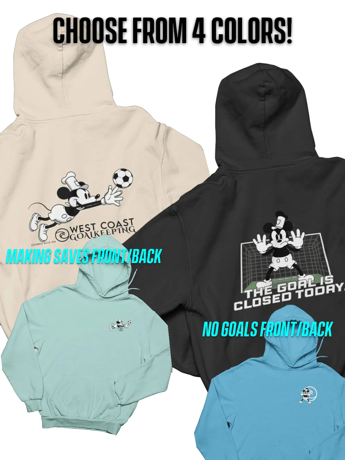 Steamboat Willie Hoodie 1