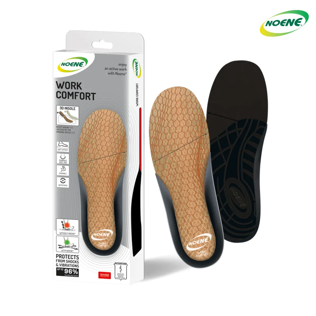 Noene Work Comfort 3D Insole | Soles 1