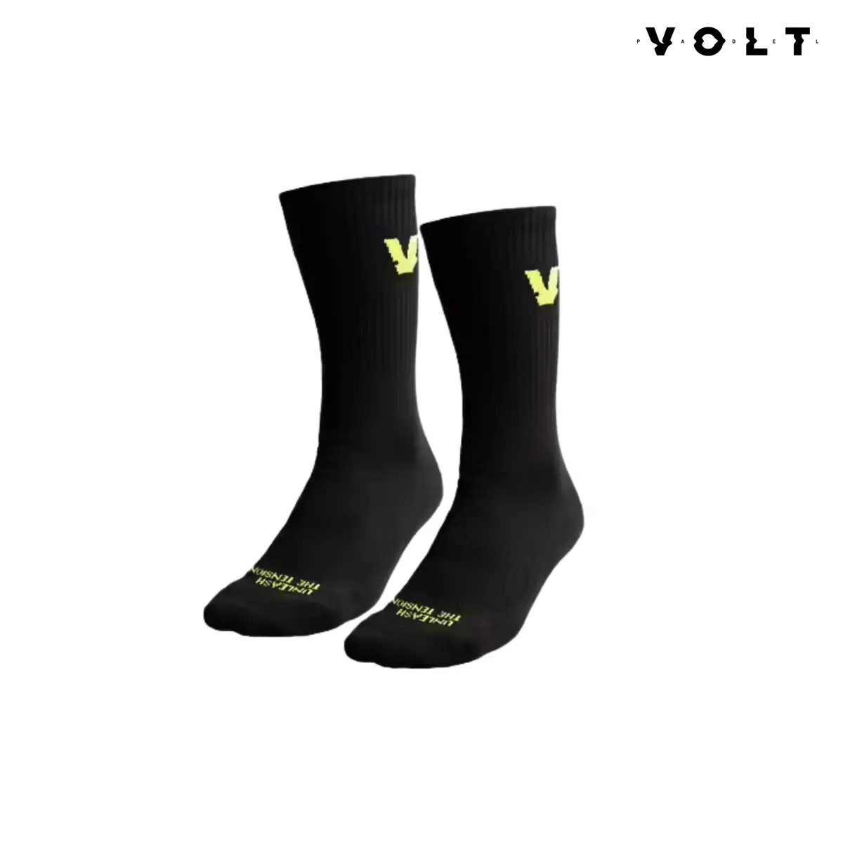 Volt Long Socks Black | Padel Clothing 1