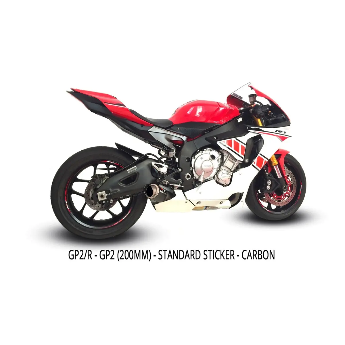 Austin Racing Gp3 Low-Mount De-Cat Exhaust System With Gp2R Slip-On – Compatible With 2015–2019 Yamaha Yzf-R1 & R1M 1
