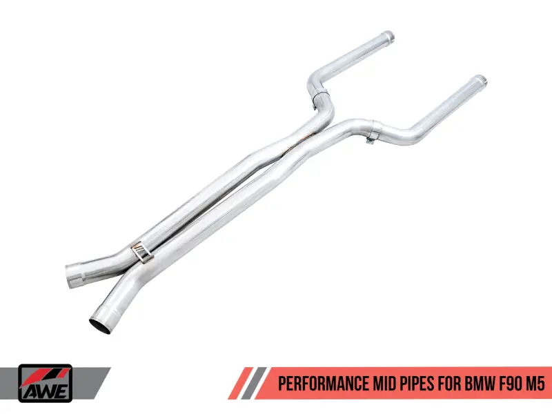 Awe Tuning Non-Resonated Mid-Pipe Assembly For 2018–2019 Bmw F90 M5 1