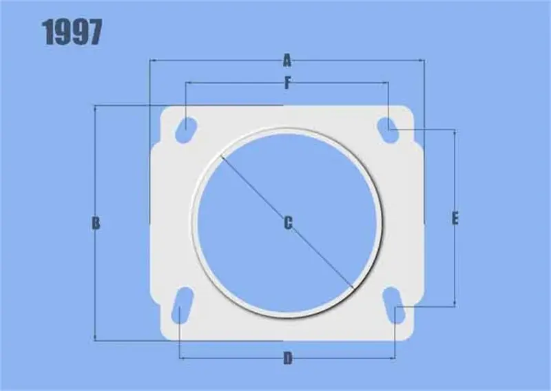 Vibrant Maf Sensor Adapter Plate For Nissan Applications Use W/ 3In Inlet I.D. Filters Only 1