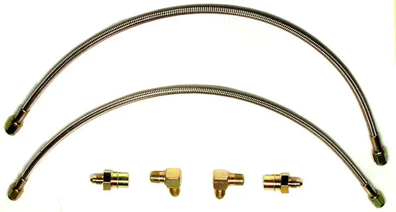 Wilwood Flexline Brake Hose Kit – For 1990–1999 Honda Civic W/ Forged Dynalite Front Calipers 1