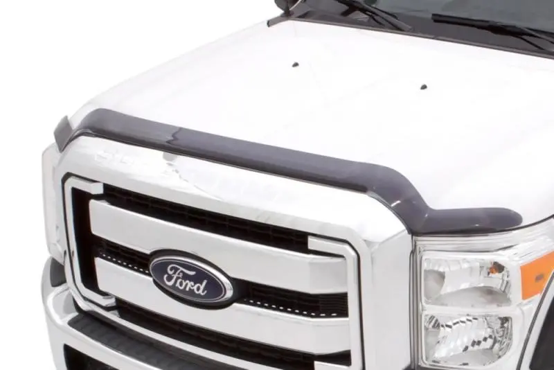 Lund Interceptor Hood Shield For 2005–2007 Chevy Silverado 2500 – Smoke Finish 1
