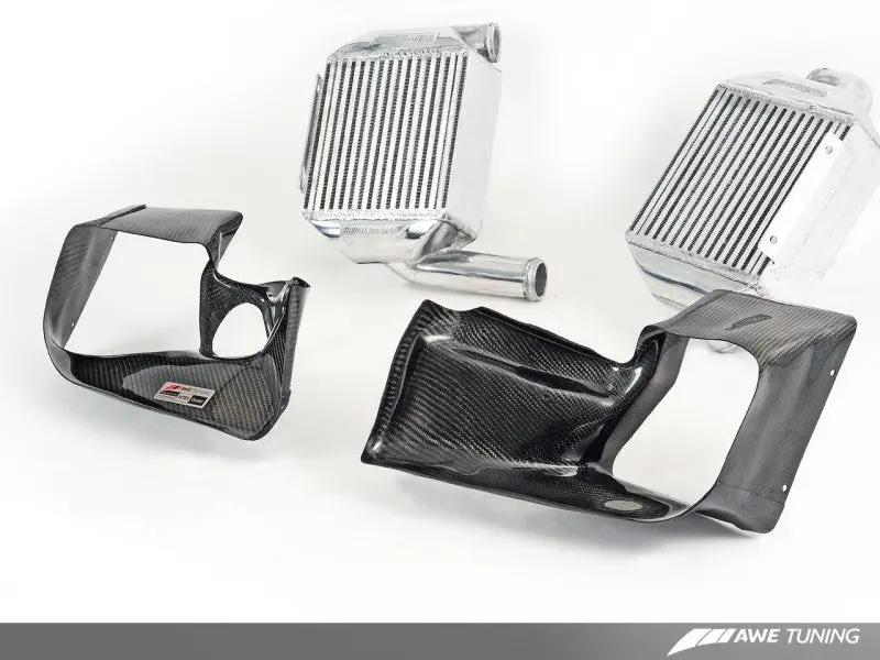 Awe Tuning Audi 2.7T Intercooler Upgrade Kit – Includes Carbon Fiber Shrouds 1