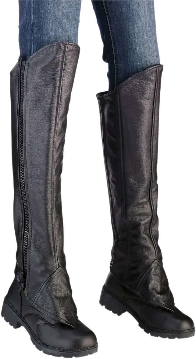 Z1R Women'S Half Chaps - Black - S/M 2815-0092 1