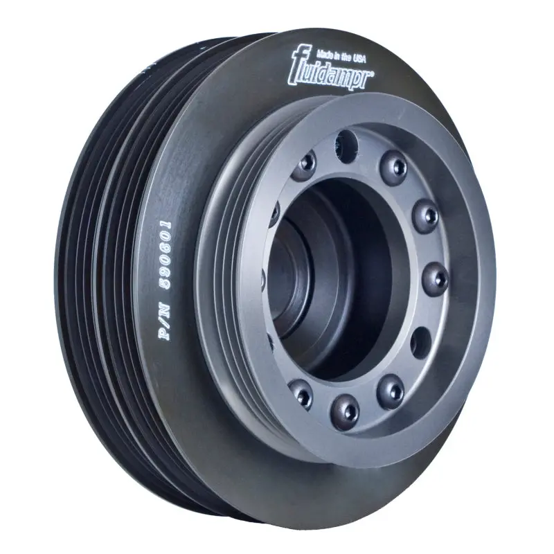Fluidampr Internally Balanced Harmonic Damper – Steel Construction For Honda B-Series Engines (Ps Air/Alt Pulley) 1
