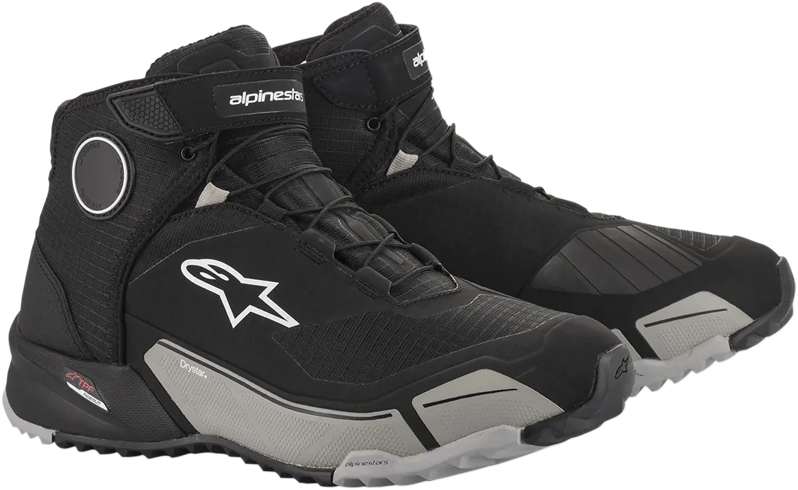 Alpinestars Cr-X Drystar Motorcycle Riding Shoes – Black/Cool Gray, Us Size 12 (Model 261182010512) 1