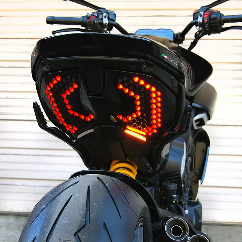 Rage Cycles Led Rear Turn Signals For 2023+ Ducati Diavel V4 – Direct-Plug Replacement 1