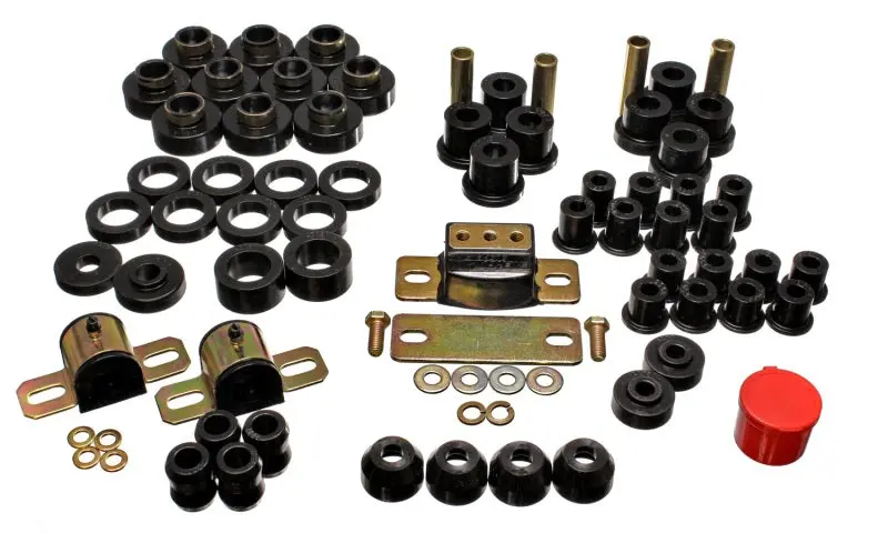 Energy Suspension 80-86 Jeep Cj7 Black Hyper-Flex Master Bushing Set 1