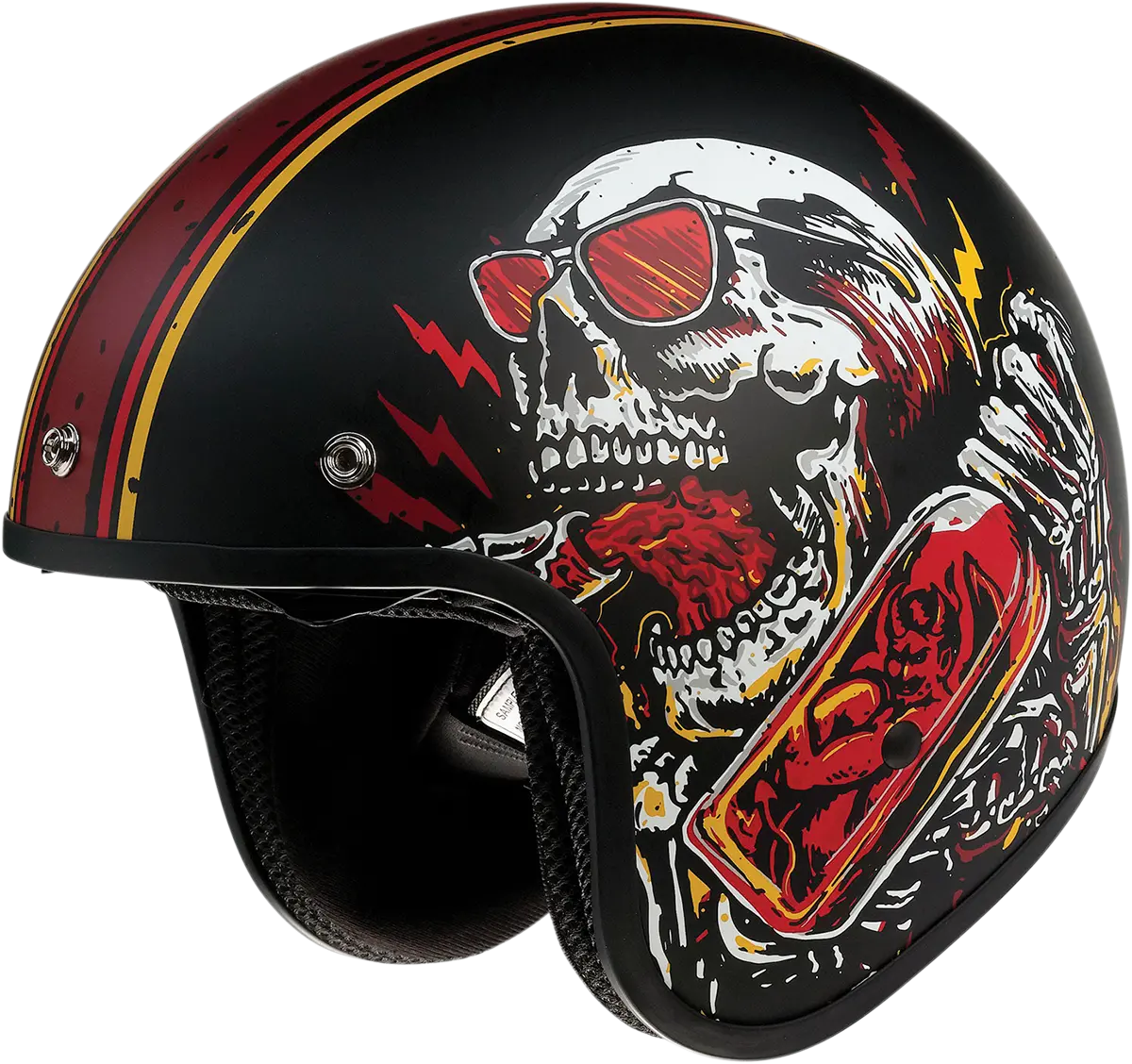 Z1R Saturn Helmet - Devil Made Me - Black/Red - Xl 0104-2820 1