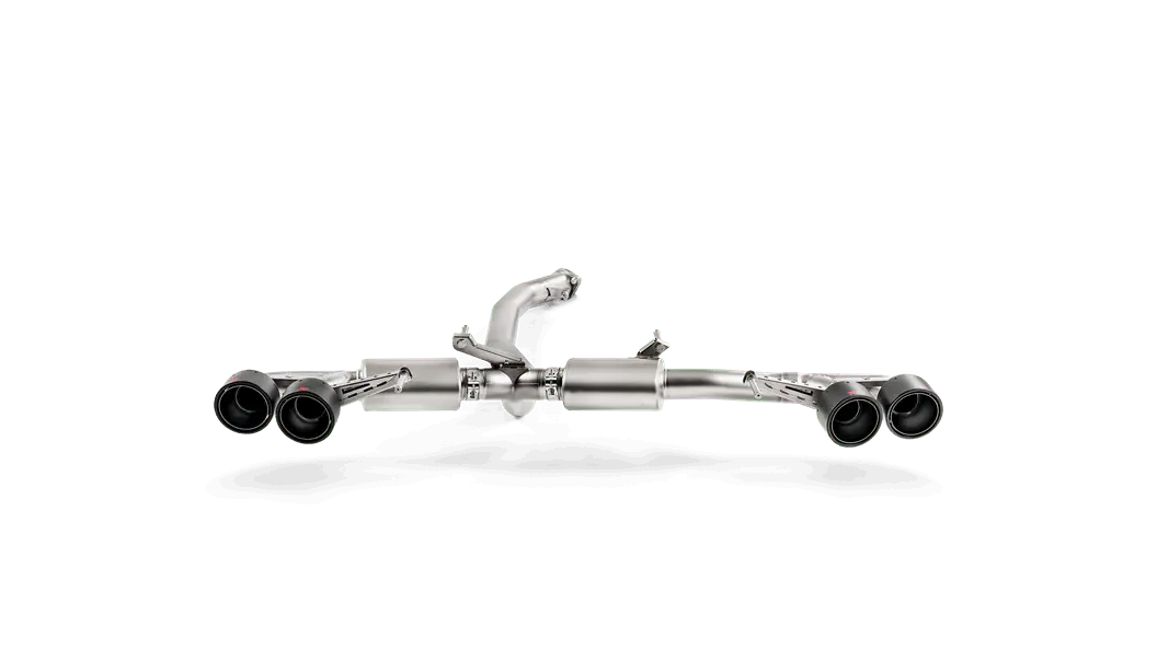 Akrapovič Titanium Slip-On Exhaust – Designed For 2008–2017 Nissan Gt-R (Tips Sold Separately) 1