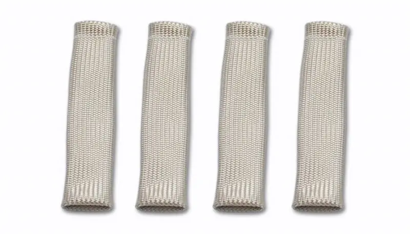 Vibrant 3/4-Inch Spark Plug Boot Insulators – Natural Finish, 4-Pack 1