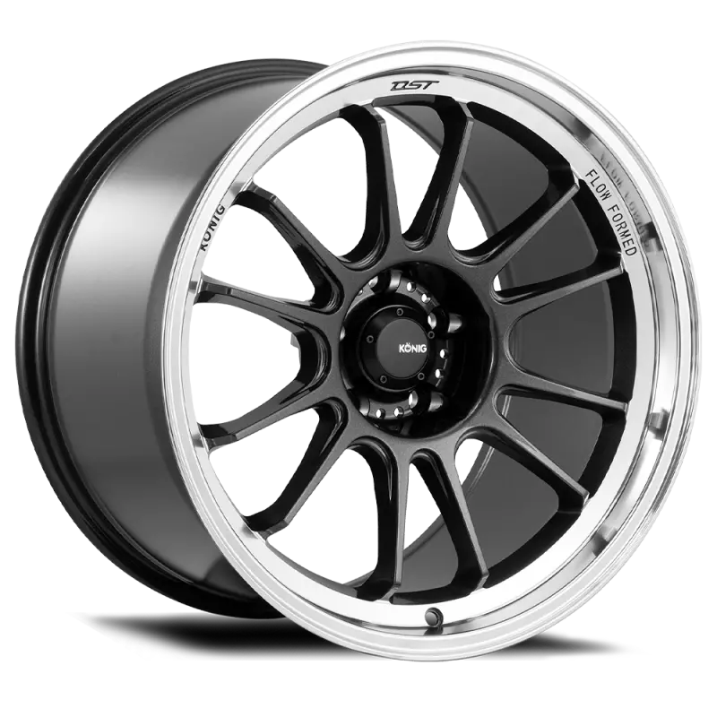 Konig Hypergram Metallic Carbon Wheel – 18X8.5", 5X108, Et43, Machined Lip Finish 1