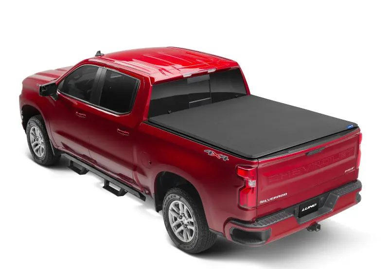 Lund 2019 Chevrolet Silverado 1500 (5.5Ft. Bed) Genesis Elite Tri-Fold Tonneau Cover - Black 2
