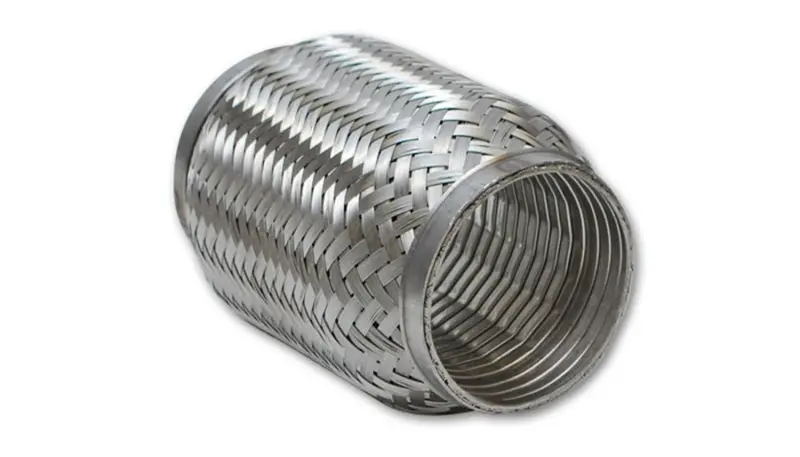 Vibrant Power Turbo Flex Coupling – 3-Inch Id Interlock-Lined Stainless Steel, 6-Inch Length 1