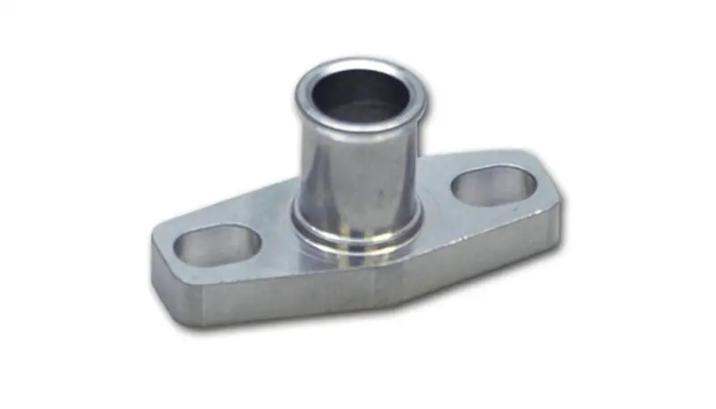 Vibrant Billet Aluminum Oil Drain Flange With 5/8" Male Neck For T3/T4 And Gt40–Gt55 Turbochargers 1