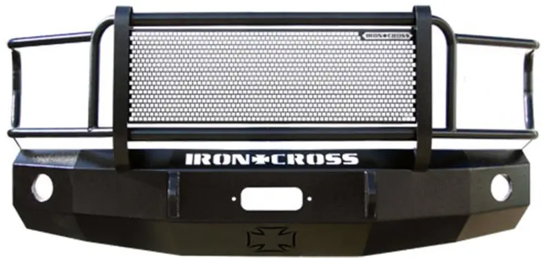 Iron Cross Heavy-Duty Primer-Finished Grill Guard For 2015–2019 Gmc Sierra 2500/3500 1
