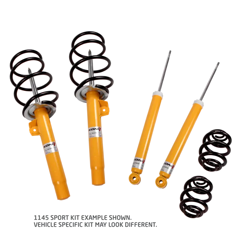 Koni Sport 1145 Adjustable Shock & Spring Kit For 2012–2016 Bmw F30 328I Sedan (Rwd Only) 1