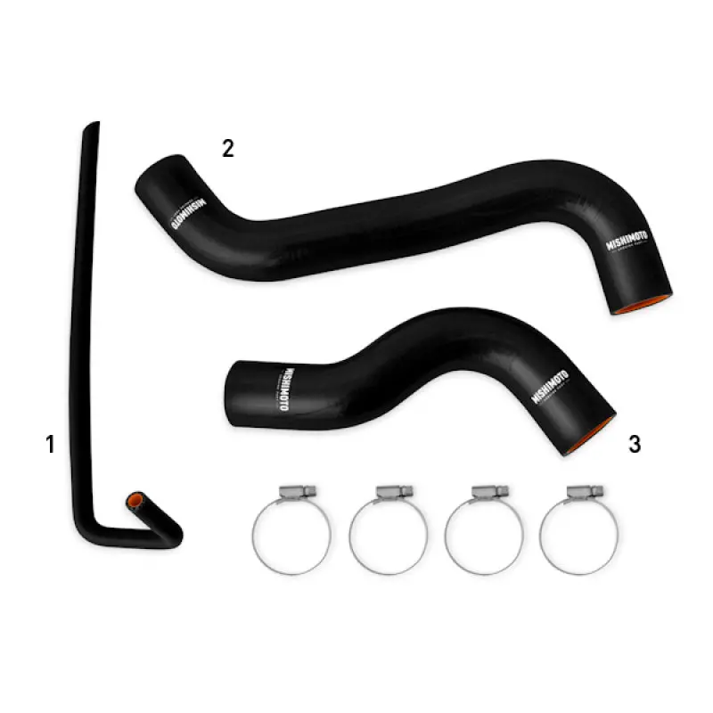 Mishimoto Black Silicone Radiator Hose Kit For 2015 Subaru Wrx 1