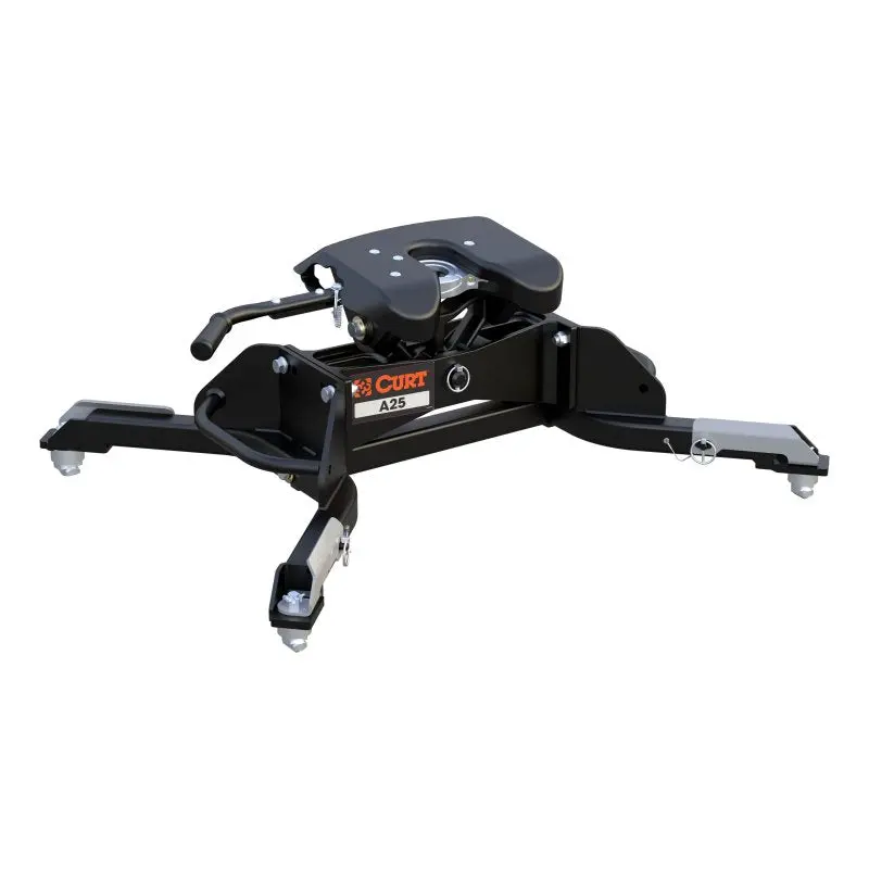 Curt A25 5Th Wheel Hitch With Ram Puck System Mounting Legs 1