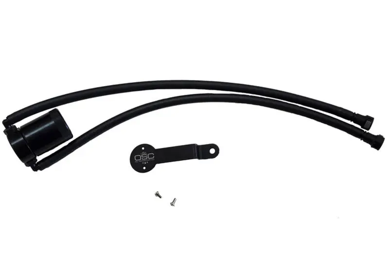 J&L Oil Separator For 2014–2018 Gm Trucks/Suvs With 5.3L V8 — Driver Side, Black Anodized 1