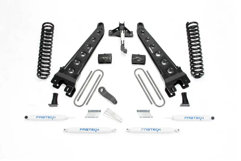 Fabtech 6-Inch Radius Arm Lift System With Performance Shocks For 2017–2020 Ford F-250/F-350 4Wd Diesel Trucks 1