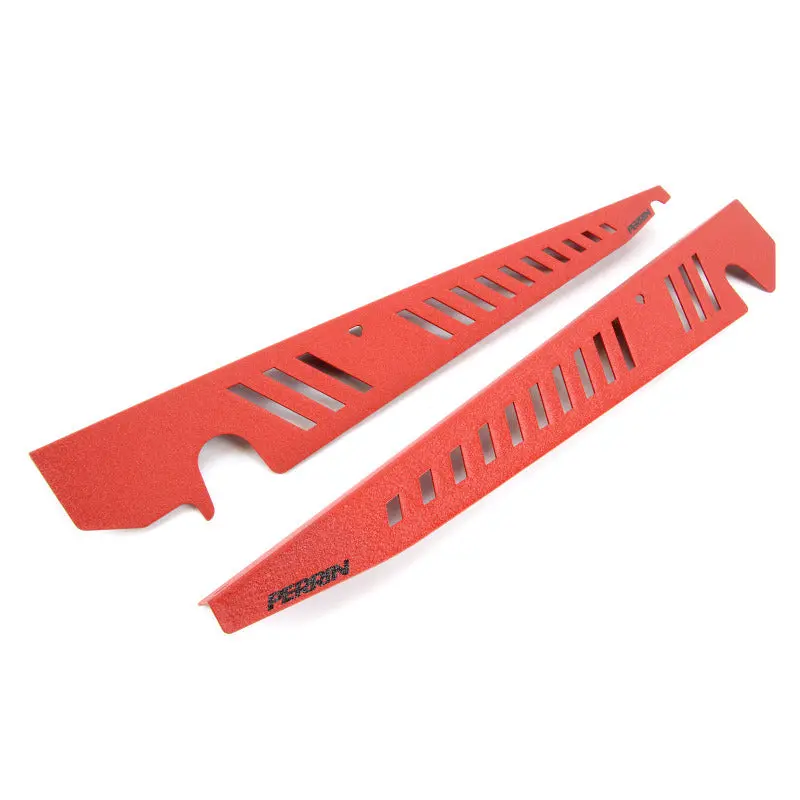 Perrin Red Fender Shroud Set For 2015–Present Subaru Wrx And Sti 1