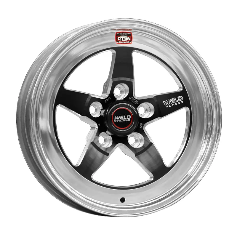 Weld S71 Non-Beadlock Black Wheel – 15X10.33", 5X4.5", 6.5" Backspace, Medium Pad 1