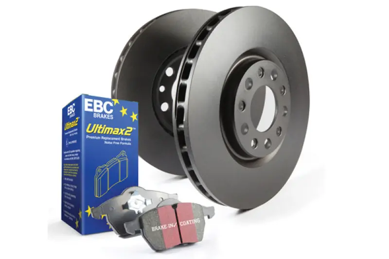 Stage 1 Brake Upgrade Kit: Ultimax2 Brake Pads + Rk Rotors 1
